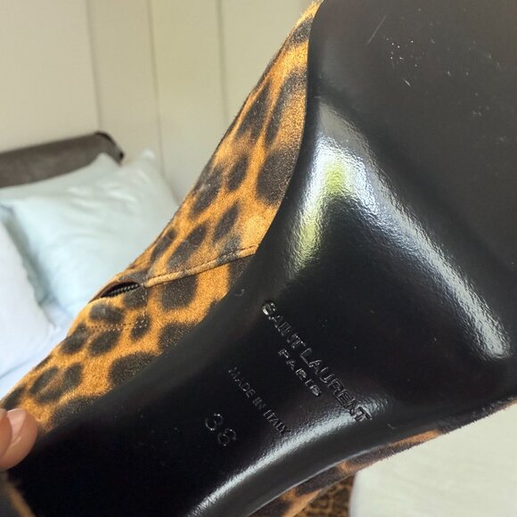 Saint Laurent Suede Ankle Boots - Picture 8 of 11